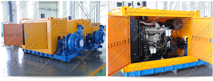 Customize a complete set of sand pumps for the Philippines